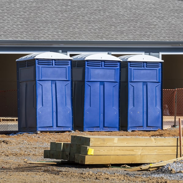 do you offer hand sanitizer dispensers inside the portable toilets in Racine MO